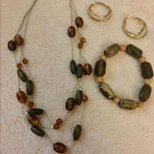 Beaded trio